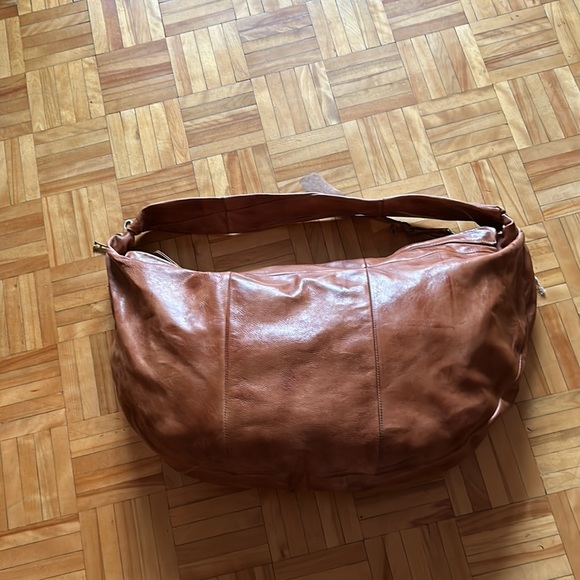 A.S 98 hobo large crossbody bag in camel colour - Picture 12 of 14